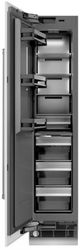 ZLINE 18 in. 8.6 Cu. Ft. Left Hinge Column Freezer in White Matte with Graphite Gray Interior-1