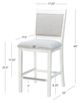 Powell® Mckoy Gray/White Counter Stool-2