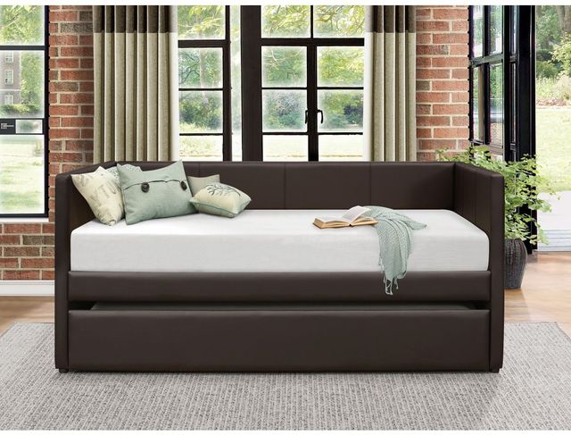 Mazin Furniture Adra Brown Twin Daybed with Trundle-3