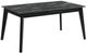 Coaster® Crestmont Black Rectangular Dining Table with Faux Marble Top and 16" Self-Storing Extension Leaf Grey-0