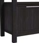 Elements International Transcend 5-Piece Charcoal Counter Height Dining Set-5