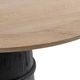 Classic Home Lunen Soft Reef Noir 55" Round Dining Table-4
