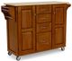 homestyles® Create-a-Cart Cherry/Natural Kitchen Cart-0