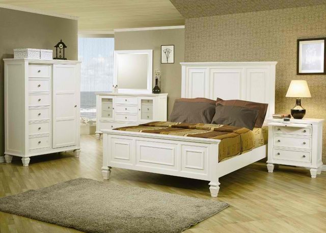 Coaster® Sandy Beach White Queen Panel Headboard-3