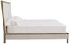 Benchcraft® Tomtyn Gray/Light Brown King Upholstered Panel Bed-3