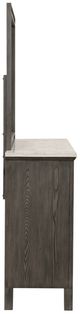 New Classic® Home Furnishings Lisbon Gray Dresser and Mirror Set-4