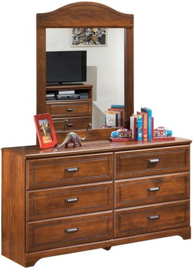 Signature Design by Ashley® Barchan 4-Piece Medium Brown Twin Bookcase Storage Bed Set-2