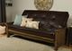 Kodiak Furniture Washington Oregon Trail Java/Rustic Walnut Queen Futon with Mattress-3