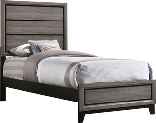 Coaster® Watson Rustic Grey Oak Twin Bed