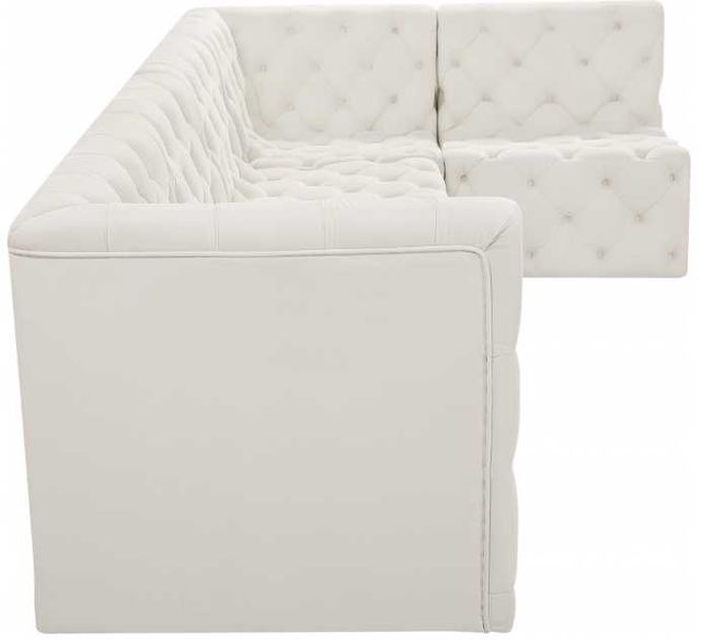 Meridian Furniture Tuft 5-Piece Cream Modular Sectional-3