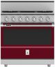 Hestan 36" Custom Color 5-Burner Pro Style Dual Fuel Range-3