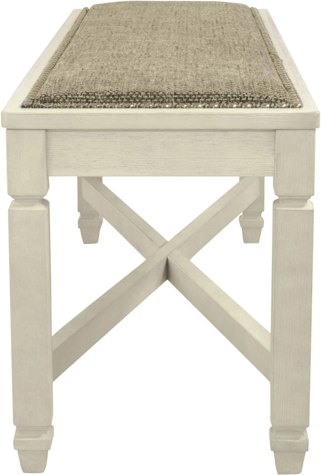 Signature Design by Ashley Bolanburg Extra Large Upholstered Dining Room Bench - Thumbnail 3
