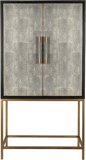 Moe's Home Collection Mako Grey Bar Cabinet-2
