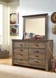 Signature Design by Ashley® Trinell Rustic Brown Bedroom Mirror-2