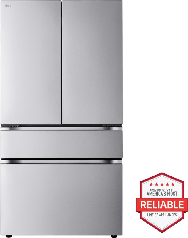 LG 36" 25.5 Cu. Ft. PrintProof™ Stainless Steel Counter Depth French Door Refrigerator -2