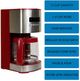 Kenmore® 12 Cup Red and Stainless Steel Aroma Control Countertop Coffee Maker-2