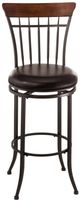 HH2 Home Cameron Charcoal Gray Swivel Bar Stool-0