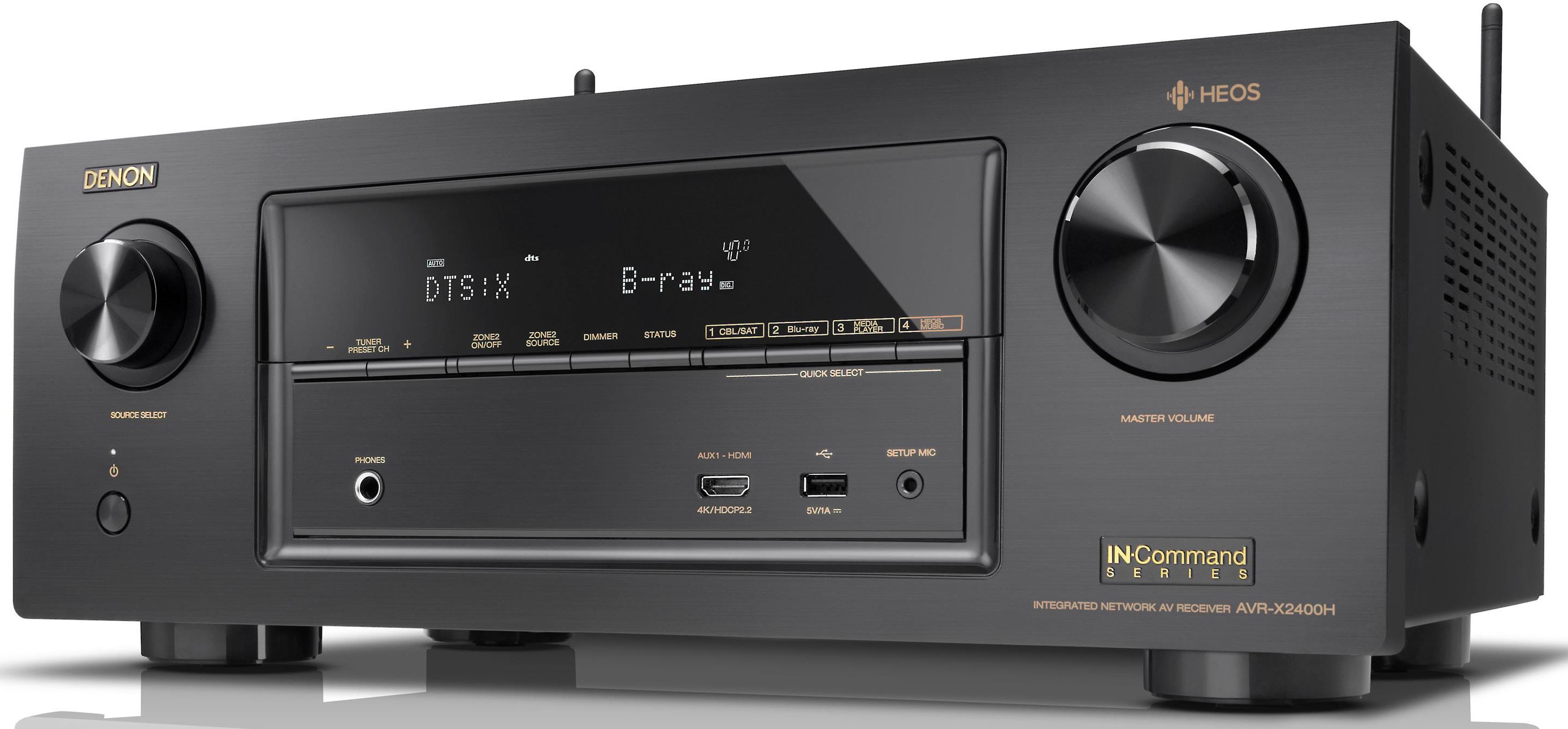 Denon® 7.2 Channel AV Surround Receiver-Black | Direct Appliance