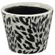 A & B Home 4-Piece Black/White Planter Set-4