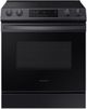 Samsung 30" Fingerprint Resistant Black Stainless Steel Front Control Slide-In Electric Range-0
