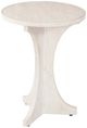 Bassett Mirror Tait Sandblasted White Accent Table-0
