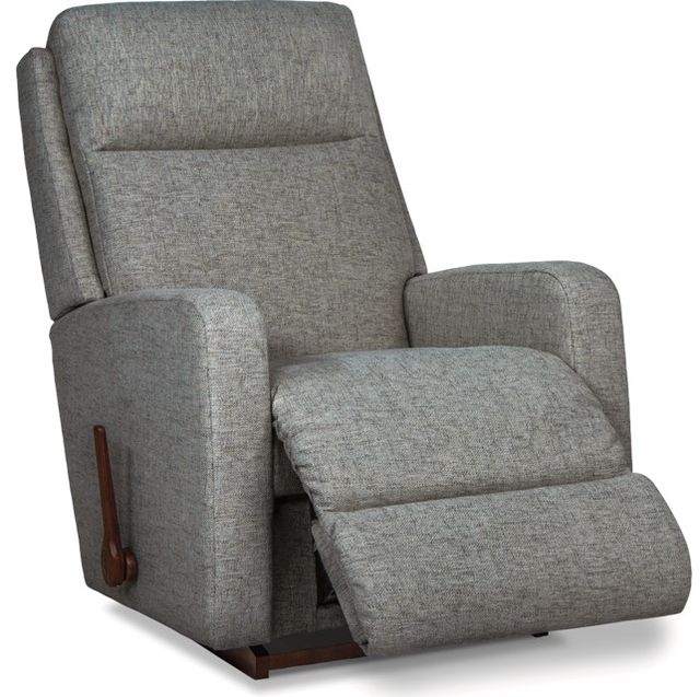 La-Z-Boy® Finley Smoke Manual Rocking Recliner-2