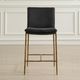 Uttermost® Ascend Aged Gold/Charcoal Gray Counter Stool-1