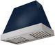 AGA Euclid 36" Indigo Wall Mounted Range Hood with Brushed Nickel Trim-0