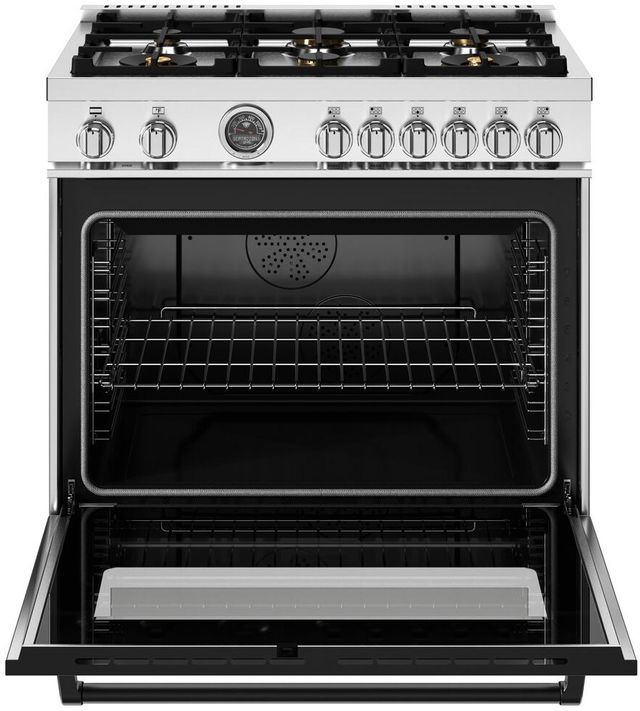 Bertazzoni Master Series 36" Fingerprint Resistant Stainless Steel Pro Style Dual Fuel Range-1
