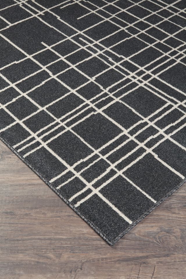 Signature Design by Ashley® Jai Black/White 5' x 7' Medium Area Rug-2