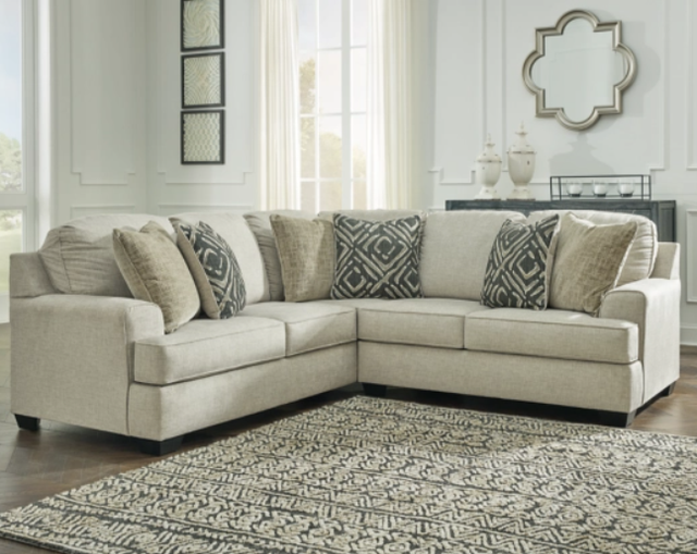 Benchcraft® Wellhaven 2-Piece Linen Left-Arm Facing Sectional-1