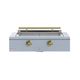 Caliber™ Rockwell Social 42" 2-Burner Bluestone Built-In Natural Gas Grill with Gold Hardware-0