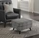 Legends Home Hollywood Stonewash Black Ottoman-2