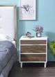 ACME Furniture Lurel Weathered Oak/White Accent Table-1