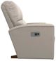 La-Z-Boy® Cade Oyster Leather Power Rocking Recliner with Headrest-3