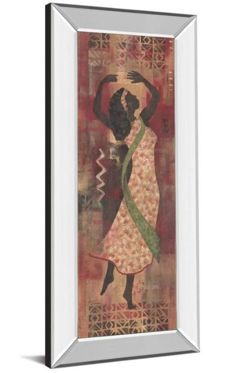 Classy Art Graceful Reflection I by Martha Donovan Mirror Framed Wall Art-1