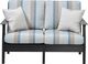 Nature's Best Furniture Customizable Fabric/Polyethylene Outdoor Loveseat-1