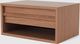 EQ3 Marcel Walnut Open Shelf Floating Nightstand-2
