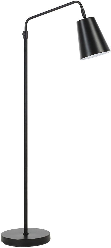 Renwil® Everren Nottingham Matte Black Floor Lamp-0