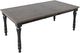 Jofran Inc. Madison County Brown Extension Dining Table with Vintage Black Base-3