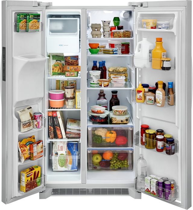 Frigidaire® 36 in. 25.6 Cu. Ft. White Side-by-Side Refrigerator-6
