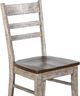 Sunny Designs™ Homestead Hills Alpine Gray/Tobacco Leaf Ladderback Side Chair-4