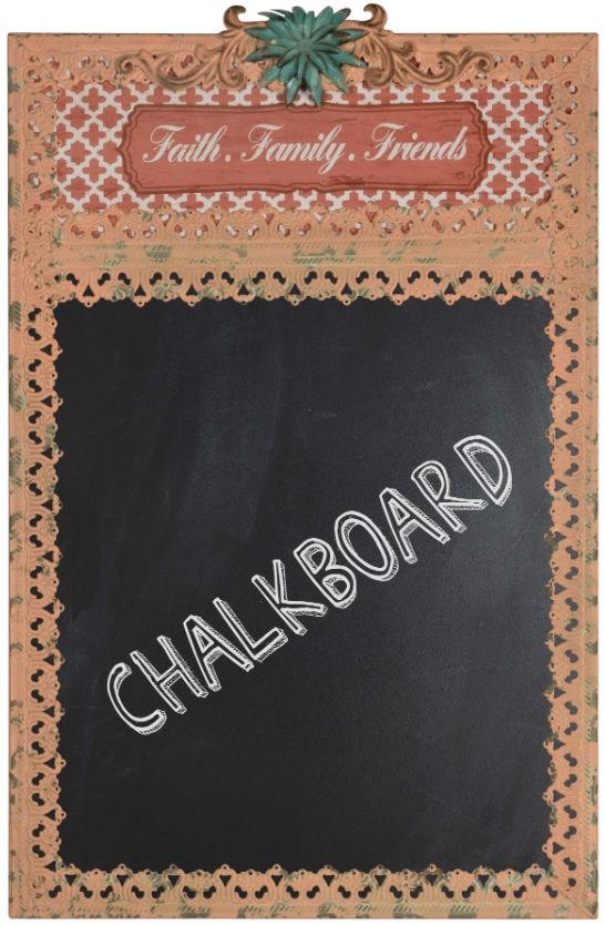 Classy Living Chalkboard of Faith, Family, Friends Wall Art-0