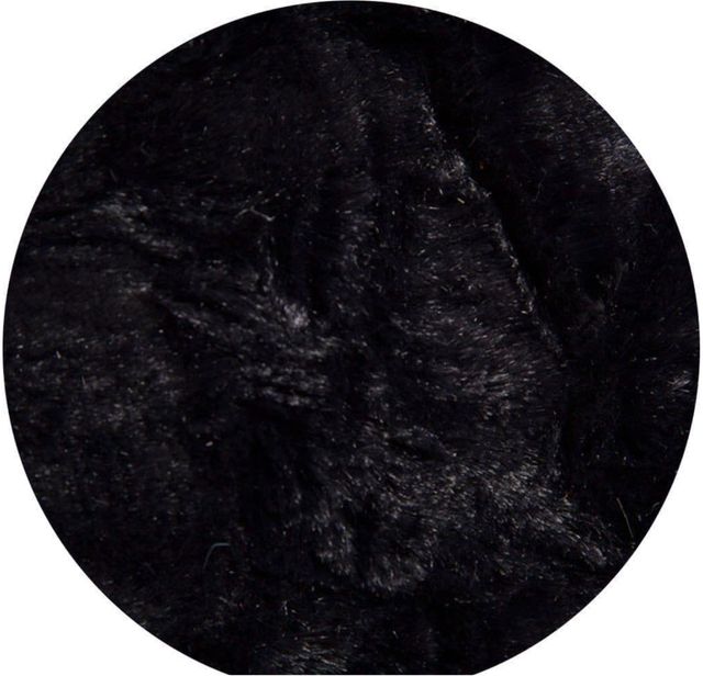 CordaRoy's® Black Faux Fur Queen Bean Bag Cover -0
