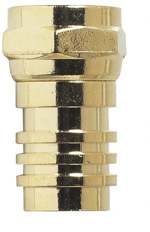 RadioShack Gold Plate Crimp On RG-59 F Connector 2-Pack-0