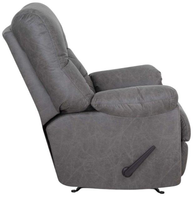 Franklin™ Wessex Cowboy Graphite Fabric Manual Recliner-4