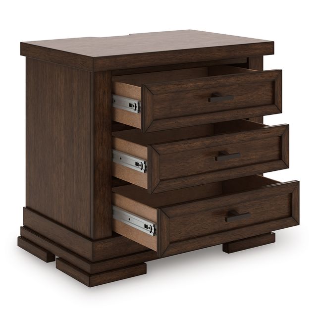 Signature Design by Ashley® Taffenbrook Medium Brown Nightstand-2