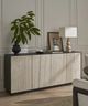 Universal Explore Home™ Modern Black/White Credenza-1