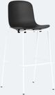 EQ3 Holi Black/White Outdoor Bar Stool-1