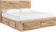 Signature Design by Ashley® Hyanna Tan Brown Queen Panel Bed with 4-Drawer Storage-0